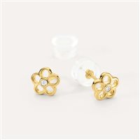 Pendientes Stroili Oro Niño in Oro amarillo Diamante 0.018 Ct 1436844 - 1436844